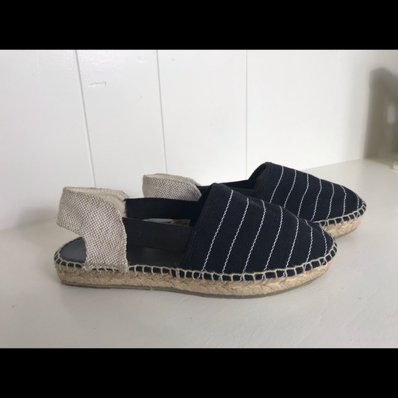 Espadrille navy blue  and white strip size 37 - Picture 5 of 8